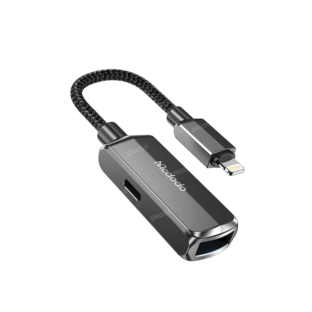 تبدیل OTG لایتنینگ به USB-A و لایتنینگ مک دودو مدل CA-2690
