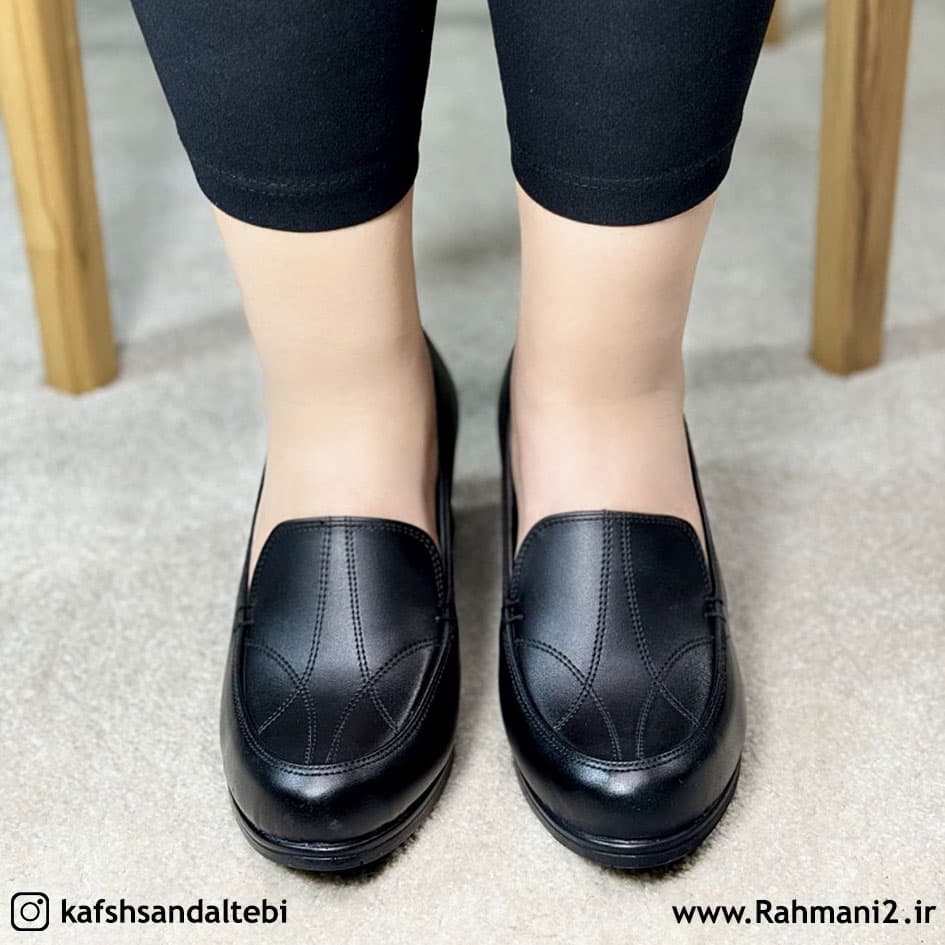 کفش طبی پاشنه دار زنانه مدل شینا — تصویر ۳