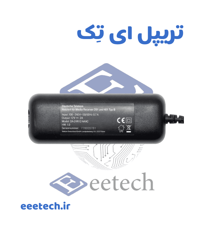 آداپتور دیواری 12 ولت 2 آمپر تلکام TELEKOM — تصویر ۲