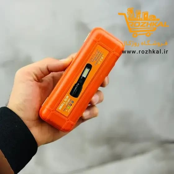 چراغ قوه پلیسی اسمال سان مدل ZY-603 با قابلیت نوردهی دوگانه و بدنه تمام فلز با قدرت و برد نور بالا — تصویر ۵