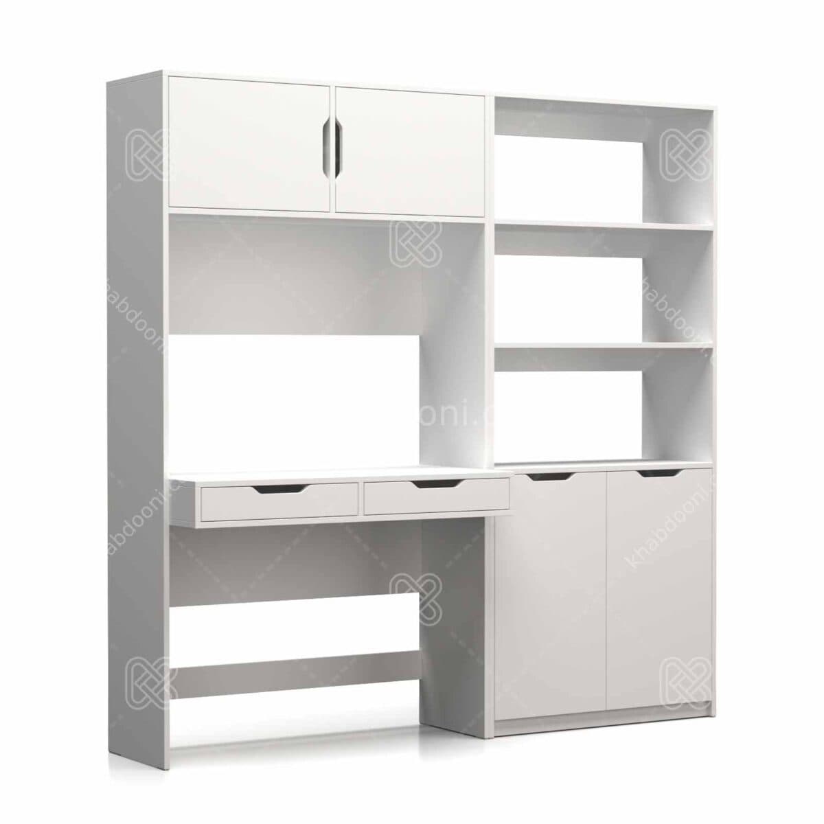میزتحریر و کتابخانه مودنا (طول 180) – کد KT02 — تصویر ۵