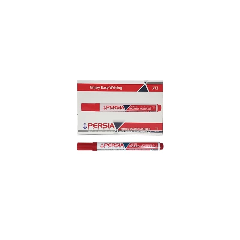 ماژیک قرمز وایت برد پرشیا anchor نوک تخت 0.5 میلی‌متری — تصویر ۲