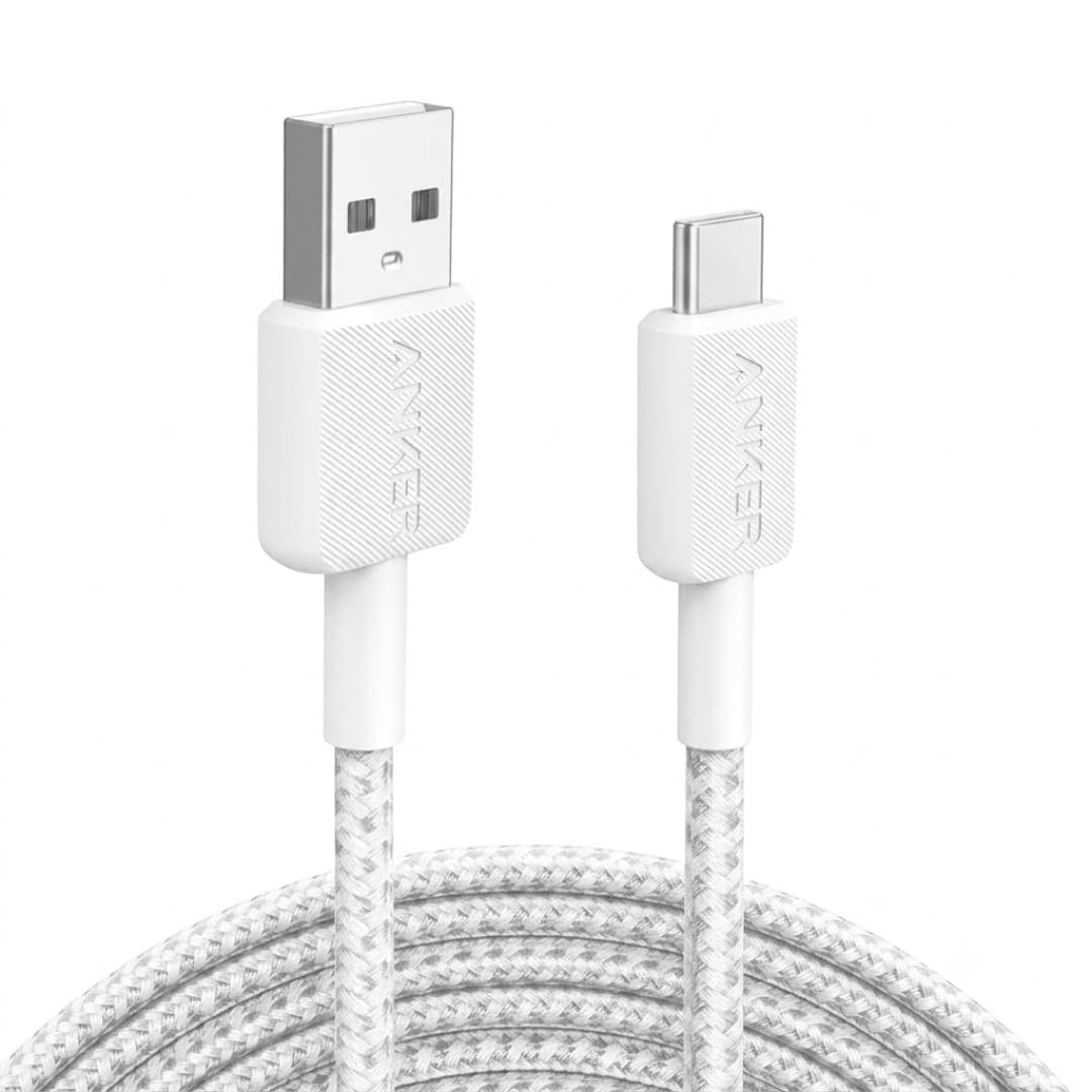 کابل شارژ سریع USB به تایپ سی انکر مدل Anker 322 A81H6 طول 1.8 متر — تصویر ۲