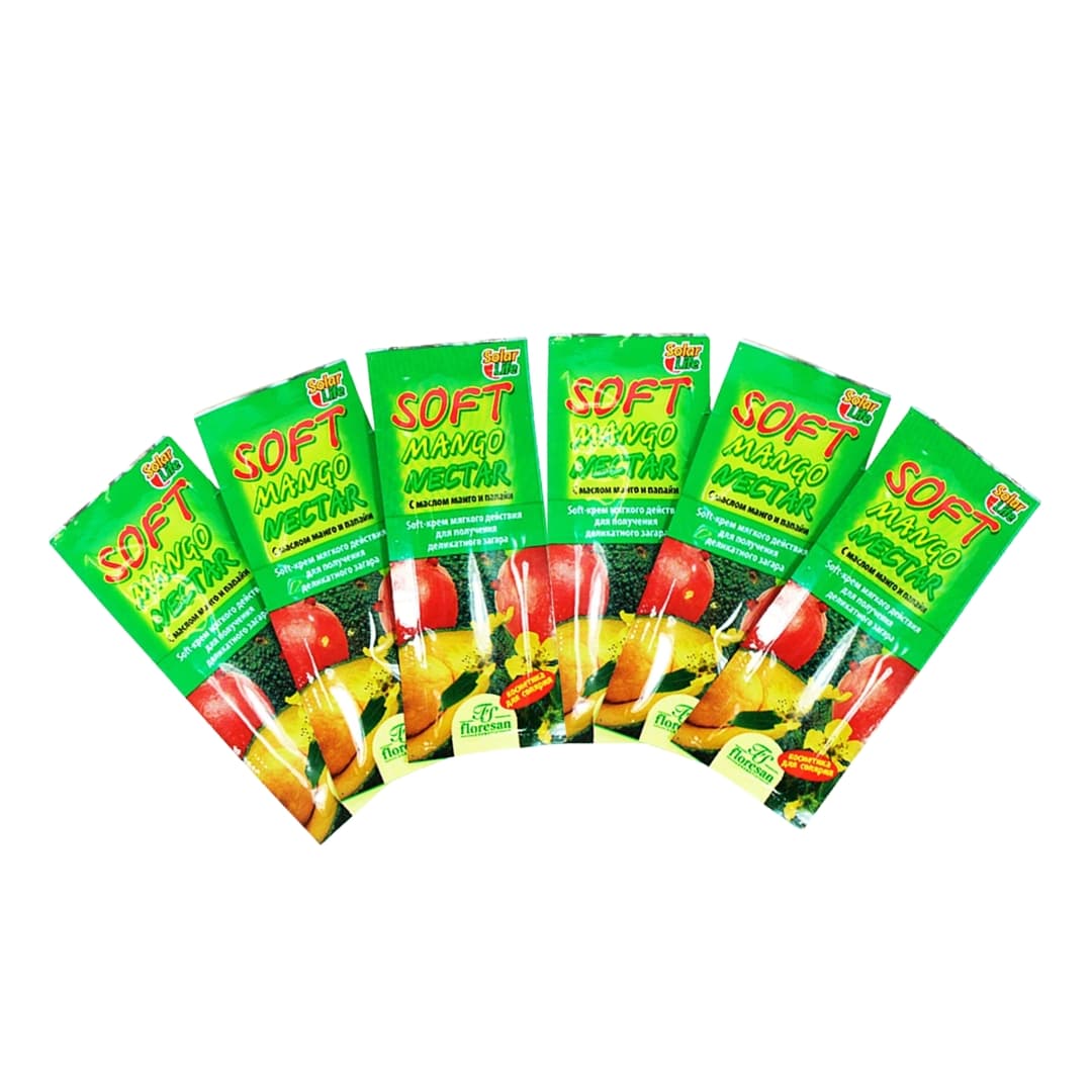 برنزه کننده فلورسان مدل (SOFT MANGO NECTAR) پک 6 عددی – FLORESAN