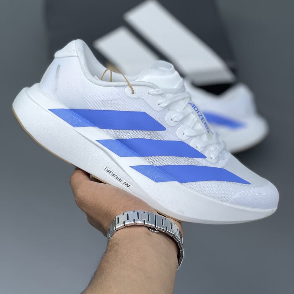 کفش آدیداس آدیزیرو ایو اس ال سفید آبی Adidas Adizero Evo SL White Blue — تصویر ۲