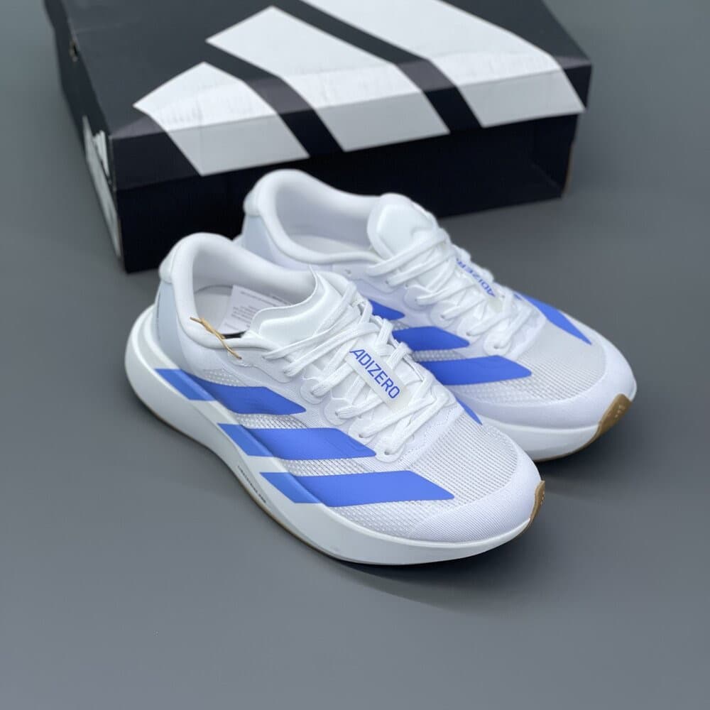 کفش آدیداس آدیزیرو ایو اس ال سفید آبی Adidas Adizero Evo SL White Blue — تصویر ۳