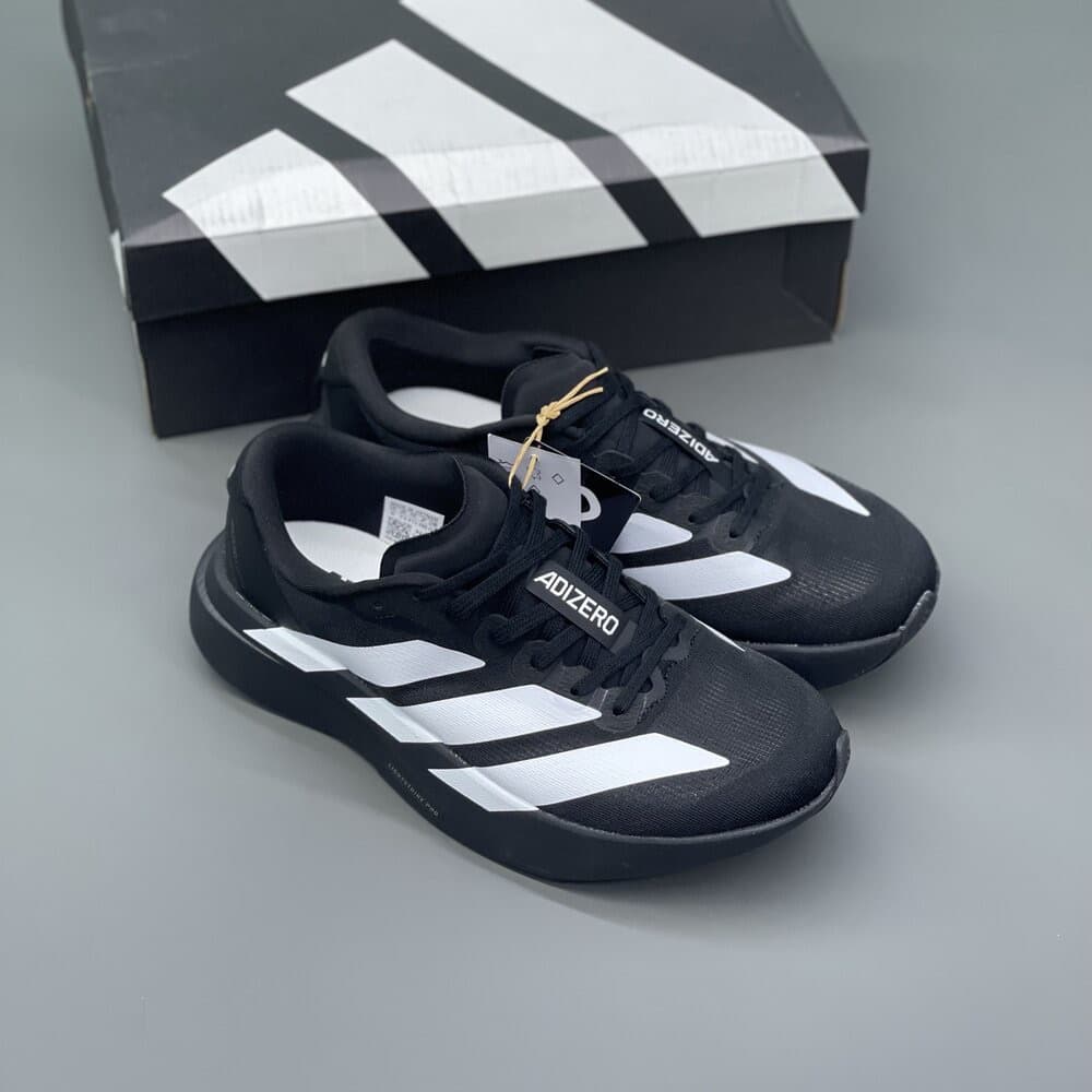 کفش آدیداس آدیزیرو مشکی سفید Adidas Adizero Black White — تصویر ۳