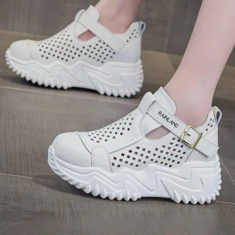 کفش کتونی لژمخفی لژدار زنانه مدل هیدن | Hidden Wedge Platform Sneakers