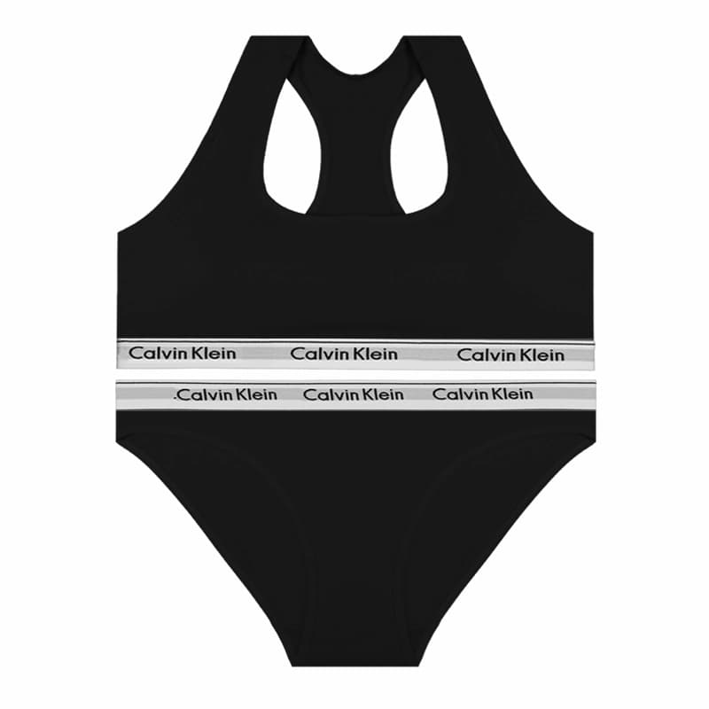 ست نیم تنه شورت زنانه ورزشی کش اسپرت Calvin Klein برند مرلین