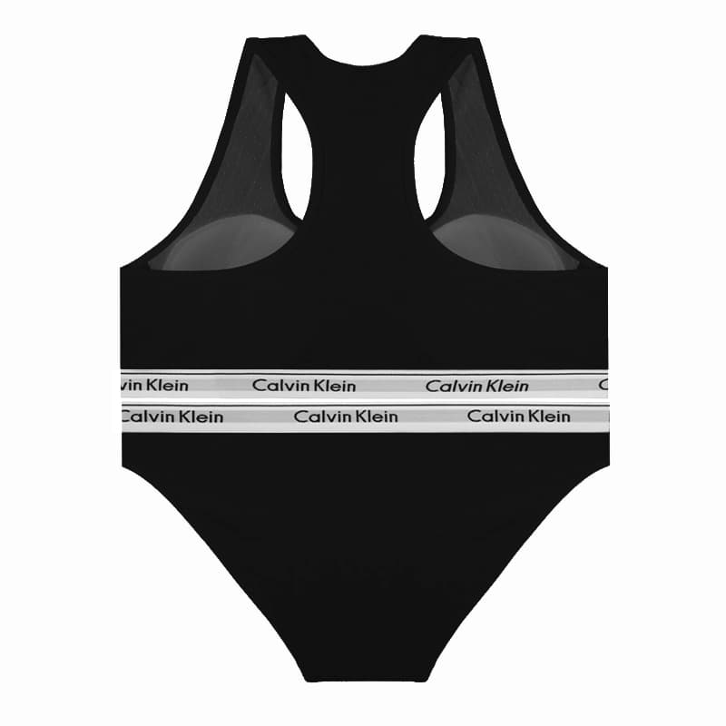 ست نیم تنه شورت زنانه ورزشی کش اسپرت Calvin Klein برند مرلین — تصویر ۳