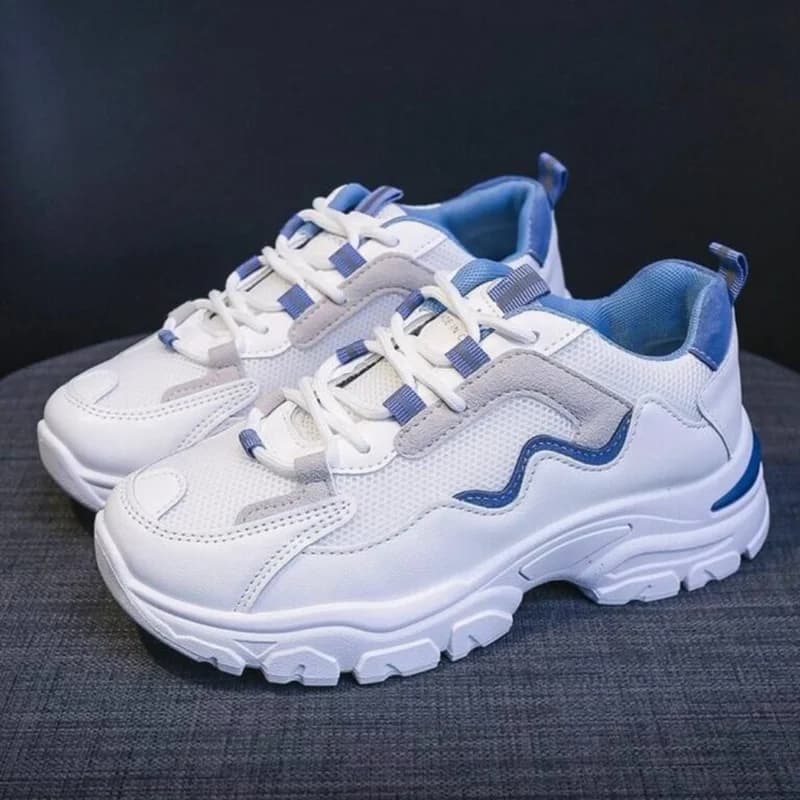 کفش کتونی اسپرت لژدار طبی زنانه مدل ریوا | Riva Platform Sneakers