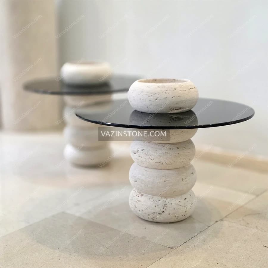 میز عسلی سنگ چین — تصویر ۲