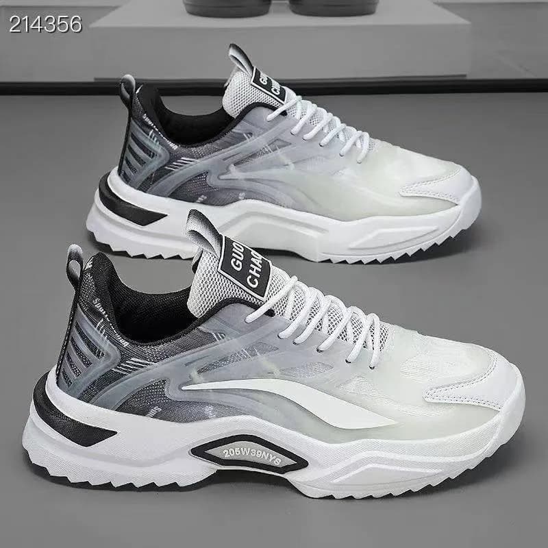 کتونی مردانه طبی لژدار مدل آبرنگی | Men’s Watercolor Platform Sneakers — تصویر ۲