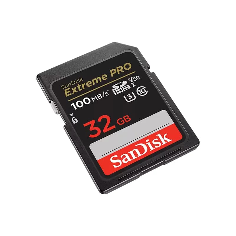 کارت حافظه سن دیسک SD مدل EXTREME PRO 100MB/S ظرفیت 32 گیگابایت — تصویر ۲
