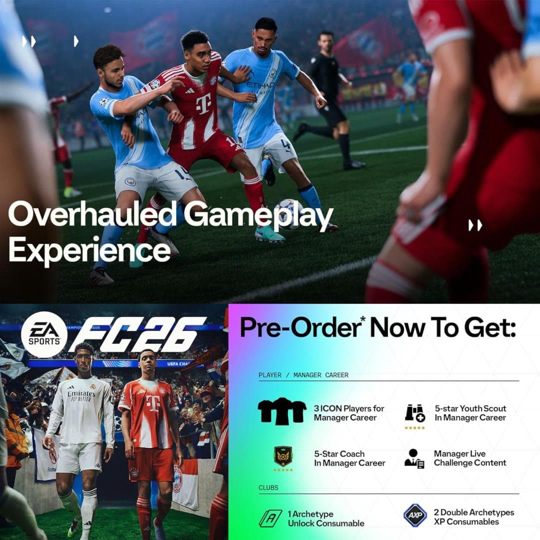بازی FC 26 نسخه Standard مخصوص PlayStation 5 — تصویر ۸