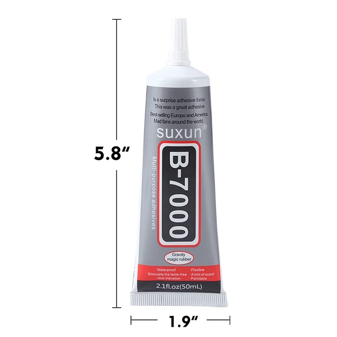 چسب شفاف تعمیراتی ساکسن مدل B-7000 حجم 110 میلی لیتر — تصویر ۲