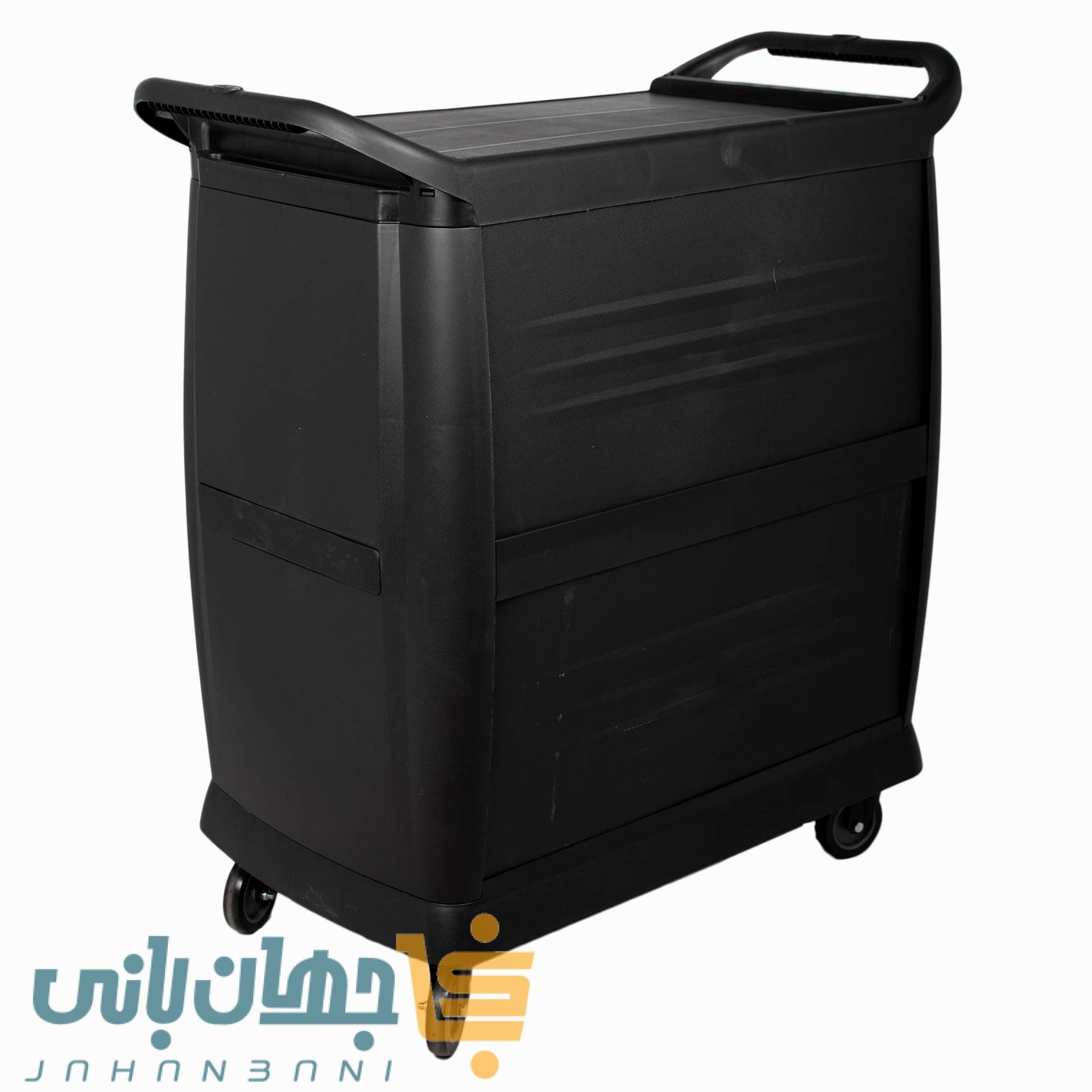 ترولی پلاستیکی سه طرف بسته طرح کارلایز — تصویر ۳
