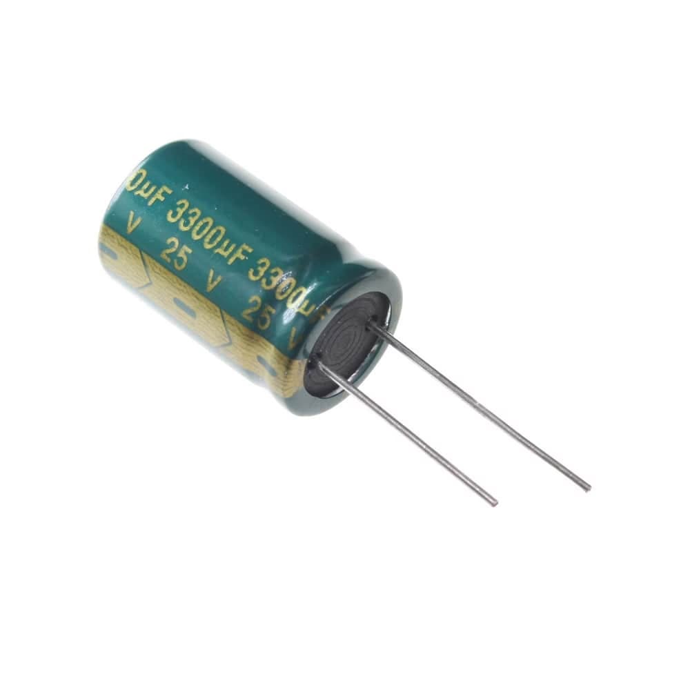 خازن الکترولیت 3300 میکرو فاراد 25 ولت | 3300UF 25V