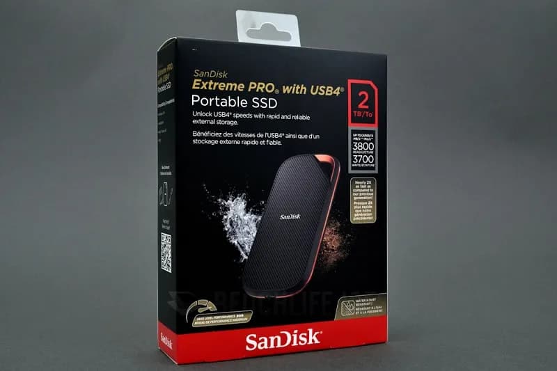 اس اس دس اکسترنال سن دیسک مدل Extreme Pro USB4 E82 ظرفیت 2 ترابایت — تصویر ۴