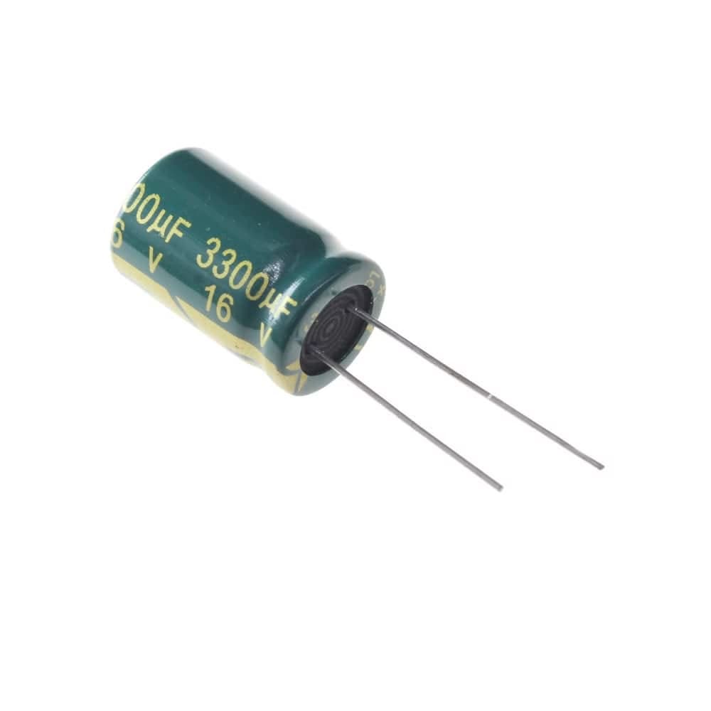 خازن الکترولیت 3300 میکرو فاراد 16 ولت | 3300UF 16V