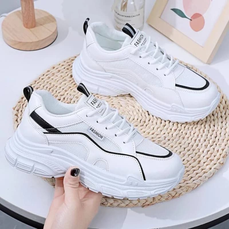 کتونی اسپورت لژدار طبی زنانه مدل چانکی | Women’s Chunky Sneakers — تصویر ۲