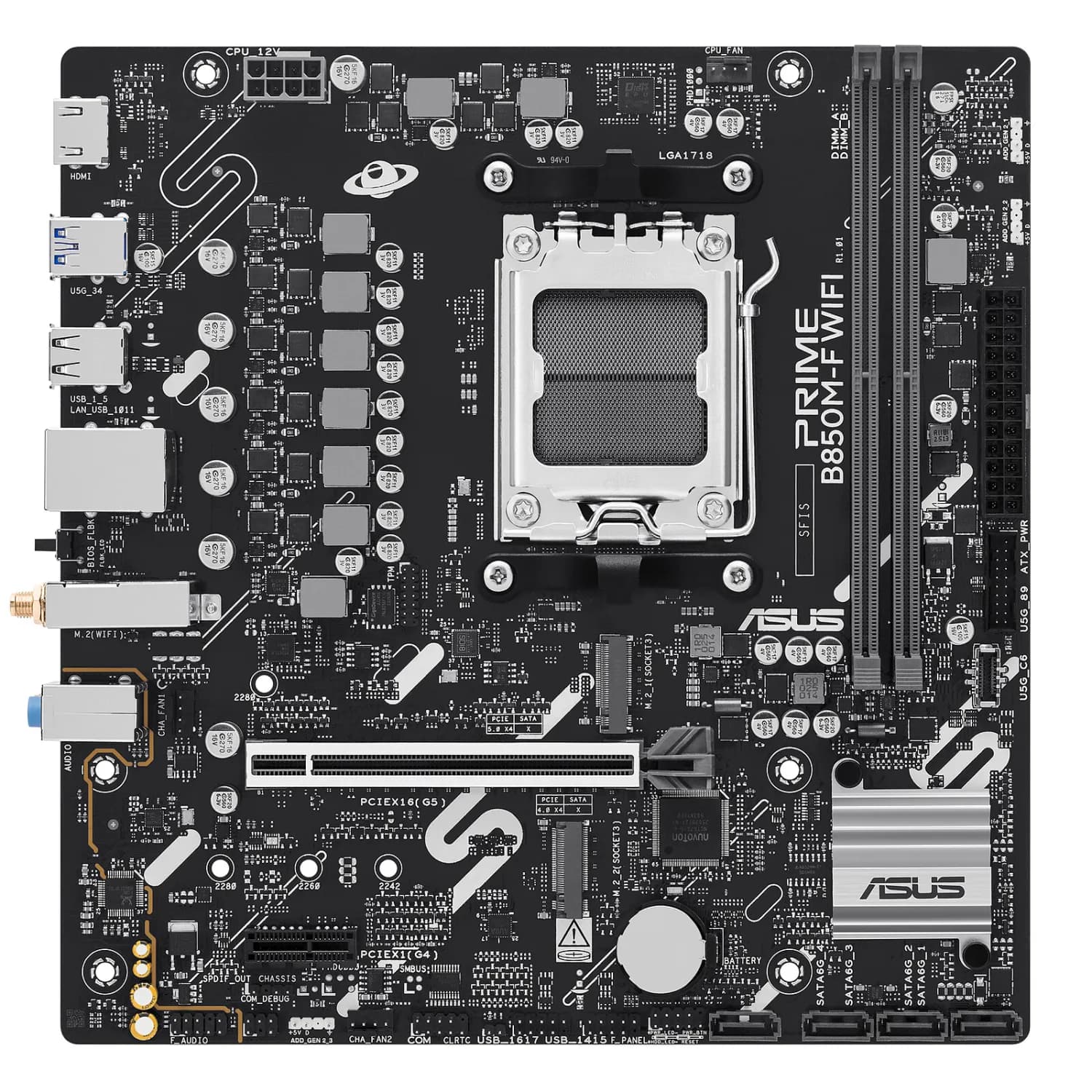 مادربرد ایسوس مدل Prime B850M-F — تصویر ۲