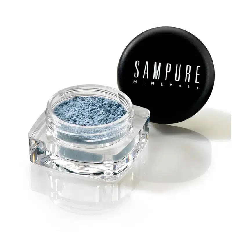 سایه چشم پودری مینرال ارگانیک سمپیور انگلستان-SAMPURE-SPARKLING TEAL شماره 100 — تصویر ۴