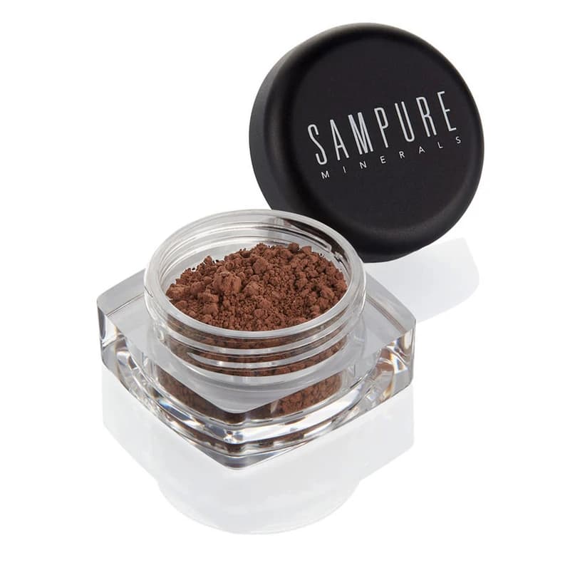 سایه چشم پودری مینرال ارگانیک سمپیور انگلستان-SAMPURE-HEAVENLY BRONZE شماره 115 — تصویر ۴