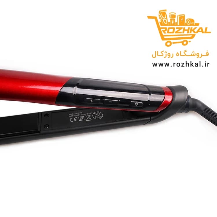 اتو مو انزو پروفیشینال مدل EN-3119 با صفحات حرارتی و طراحی سبک و خوش‌دست — تصویر ۴