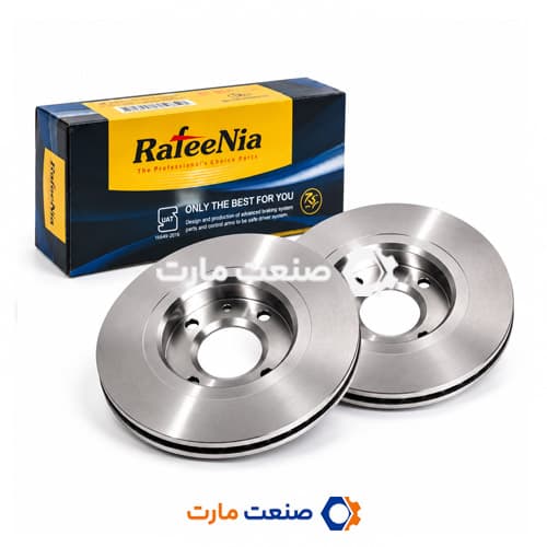 دیسک چرخ جلو پژو 206 T2 رفیع نیا