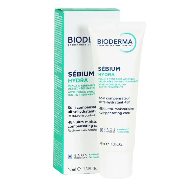 کرم مرطوب‌کننده سبیوم هیدرا بایودرما ۴۰ میل | Bioderma Sébium Hydra Ultra-Moisturising Compensating Care