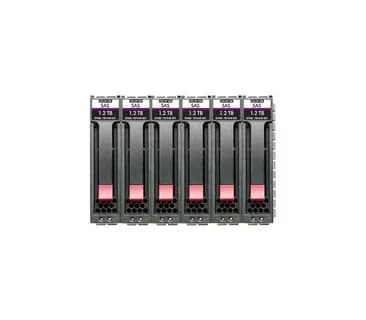 HPE MSA 10.8TB SAS 12G Ent 10K SFF M2 6-pack HDD Bundle R0Q66A