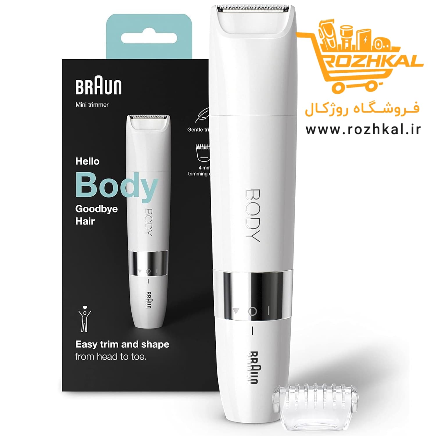 ست دو قلوی موزن صورت بانوان و ماشین اصلاح دو کاره براون مدل BS1000 – BS2000 (اصلی و اورجینال) سفارش اروپا — تصویر ۳