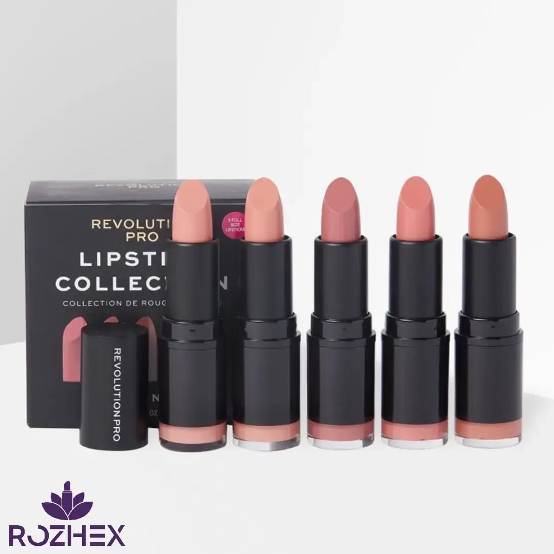 پک رژ لب جامد مات رولوشن مدل Matte Nude
