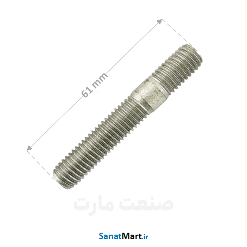پیچ دو سره دسته موتور پژو