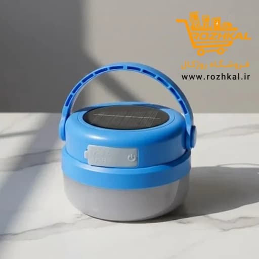 چراغ خورشیدی و شارژی کمپینگ مناسب شرایط اضطراری DP-K5-105 نور قوی پاوربانک دار