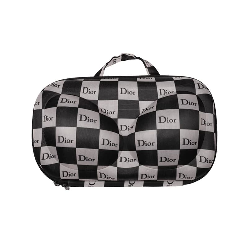 کیف لباس زیر زنانه مستطیلی شطرنجی طرح dior
