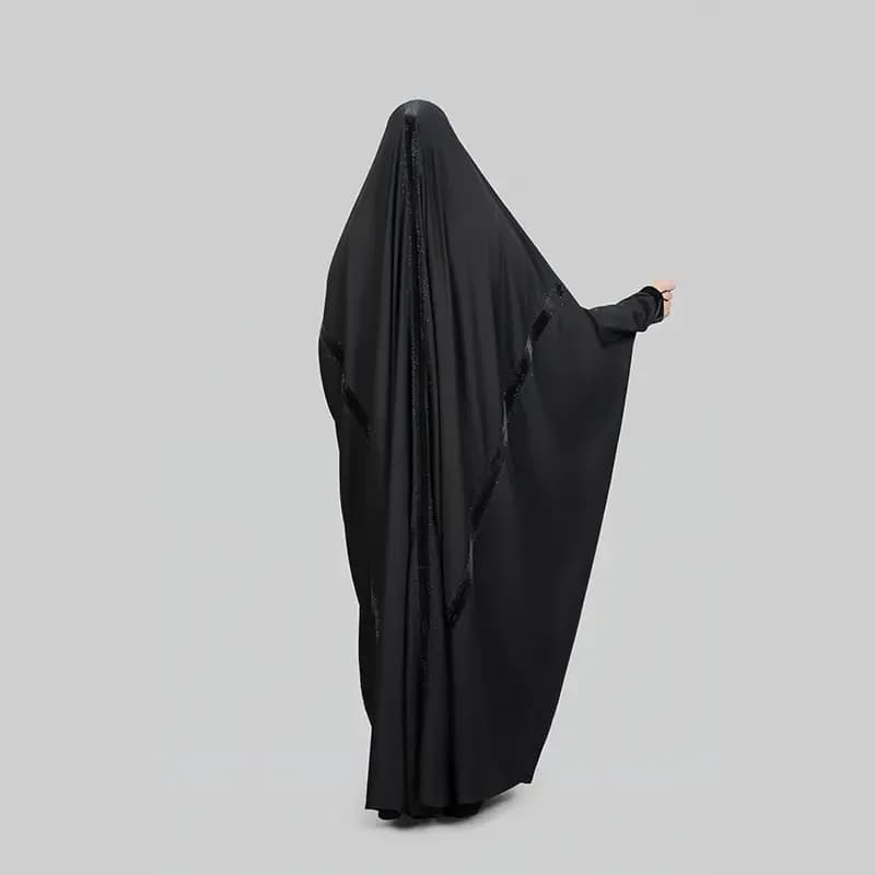 چادر عربی مدل لاینی عمودی | قدبلند و کشیده — تصویر ۳