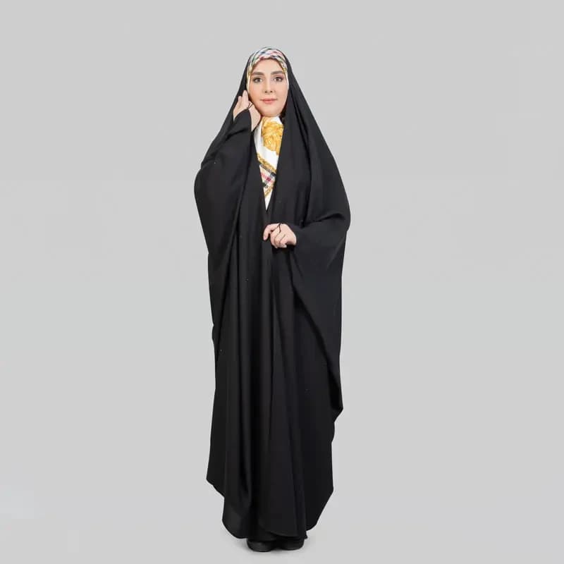 چادر عربی مدل بارانی | مقاوم، سبک و شیک — تصویر ۲