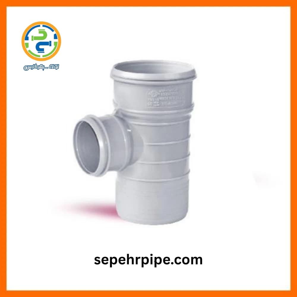 سه راهی تبدیل 90 درجه سایز 90-63 گلین لعل