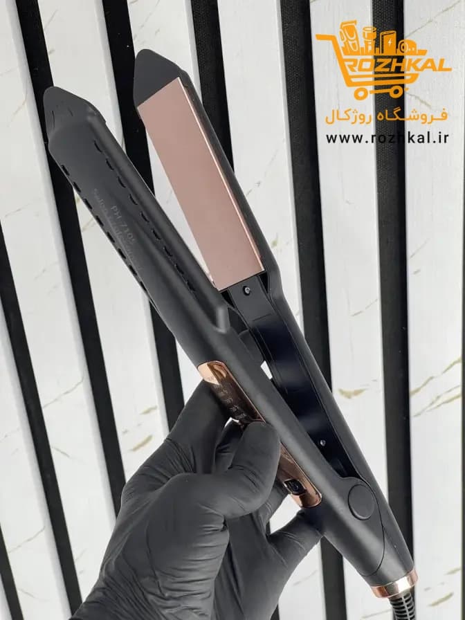 اتو مو کراتینه فیلیپس مدل PHILIPS PH-7105 کیفیت بی نظیر — تصویر ۳