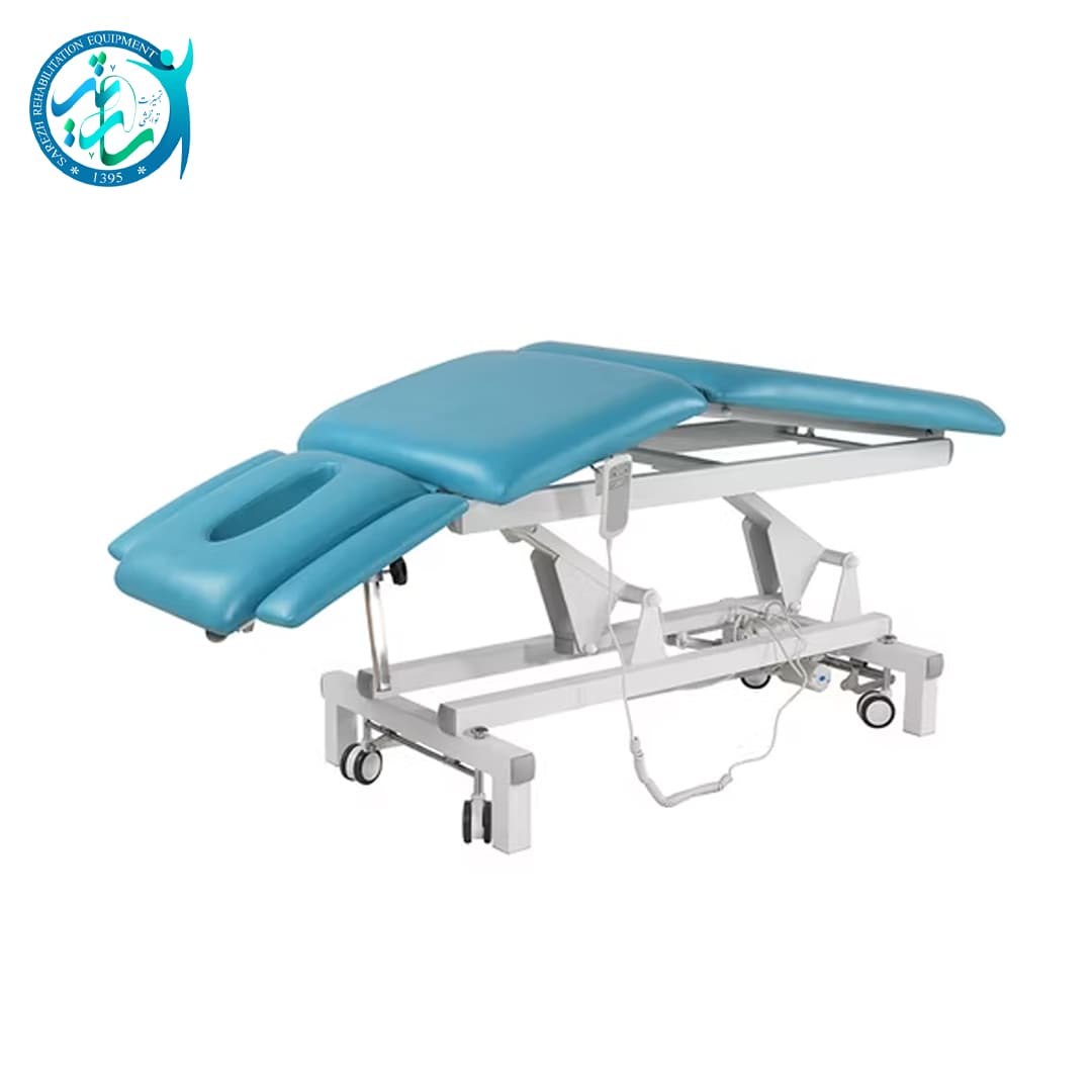 تخت منیپولیشن سه شکن برقی مدل LAN 102 (دوموتوره) — تصویر ۳