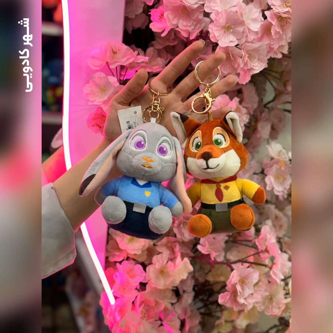 آویز عروسکی خرگوش و روباه زوتوپیا — تصویر ۲