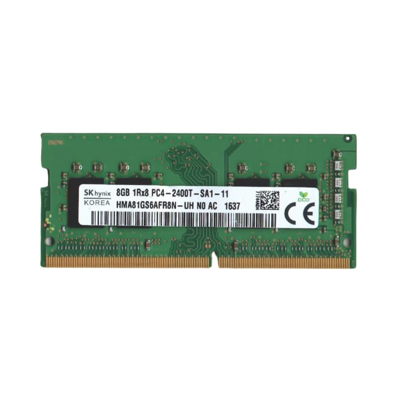رم لپتاپ ۸ گیگابایت ddr4 برند skhynix کره اصل pc4 فرکانس ۲۴۰۰ تایمینگ CL17