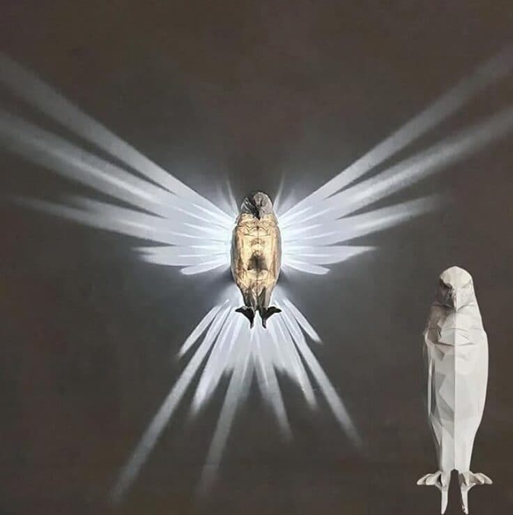 چراغ خواب دیواری عقاب (اورجینال)