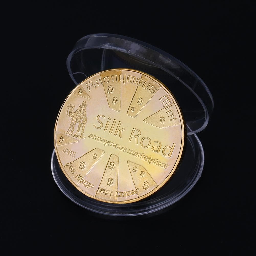 سکه طلایی بیت کوین – طرح Silk Road — تصویر ۸