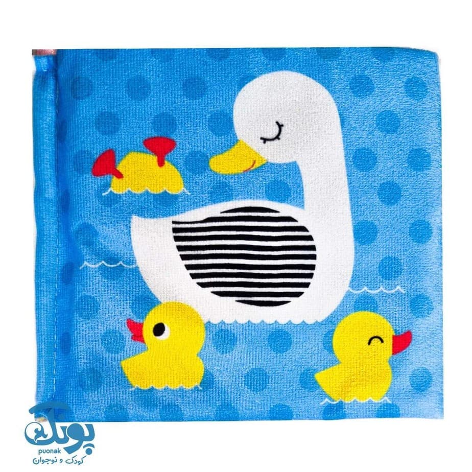 کتاب پارچه ای اولین کتاب رنگی نی نی سوت دار — تصویر ۳