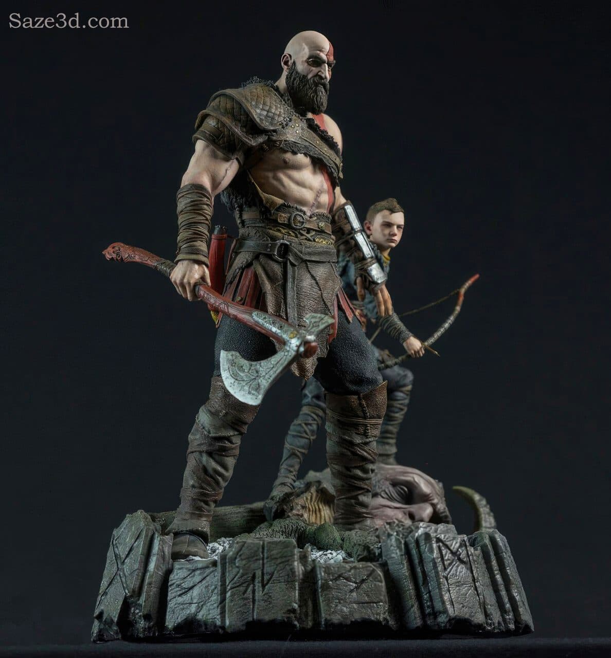 اکشن فیگور گاد آف وار (Kratos and Atreus) — تصویر ۳