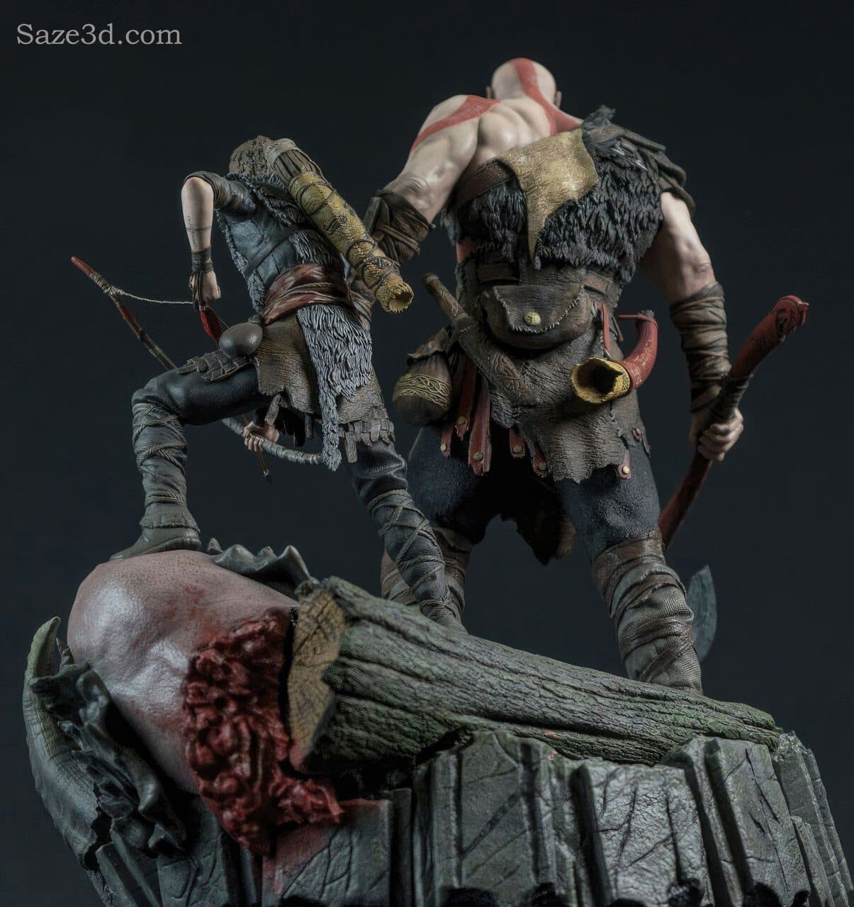 اکشن فیگور گاد آف وار (Kratos and Atreus) — تصویر ۲