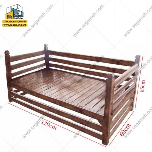 تخت سنتی دو نفره CSP92 — تصویر ۳